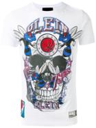 Philipp Plein - Orange T-shirt - Men - Cotton - S, Red, Cotton