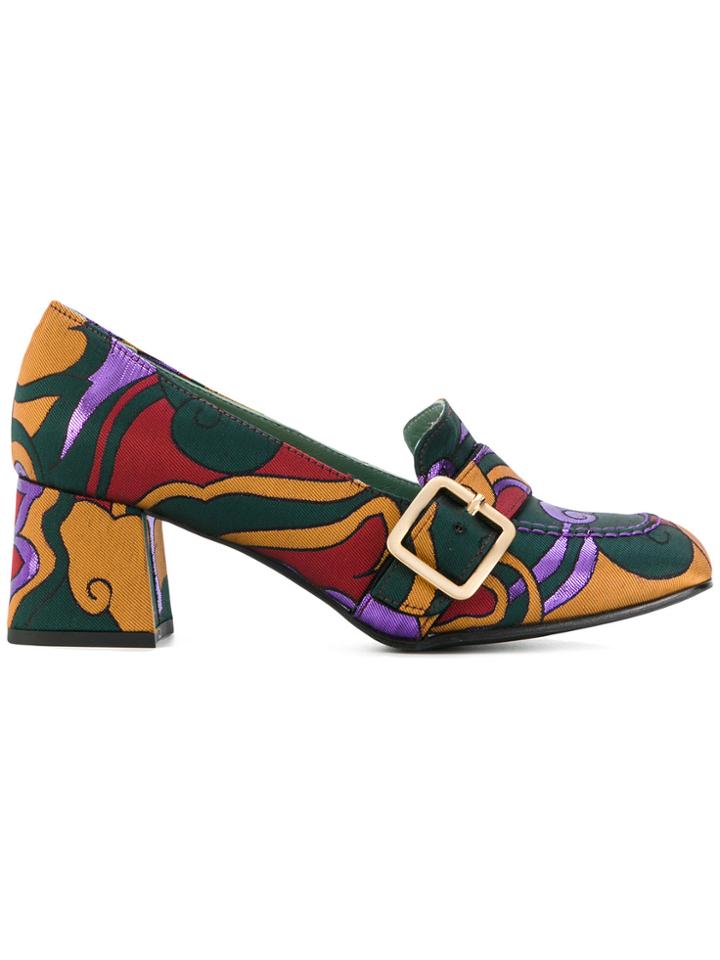 Paola D'arcano Buckle Detail Pumps - Multicolour