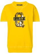 Dolce & Gabbana Sequin Embroidery T-shirt - Yellow & Orange