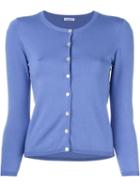 P.a.r.o.s.h. Sybil Cardigan, Women's, Size: Xl, Blue, Silk/spandex/elastane