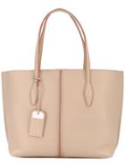 Tod's - Shopper Tote - Women - Leather - One Size, Nude/neutrals, Leather