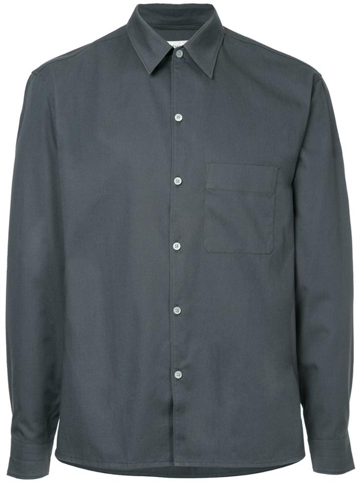 Lemaire Pointed Collar Shirt - Grey