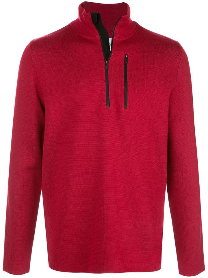 Aztech Mountain Matterhorn Zip-up Sweatshirt - Red