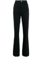 Bottega Veneta High Waisted Flared Jeans - Black
