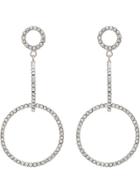 Isabel Marant Orecchini Supra Luminique Crystal Earrings - Metallic
