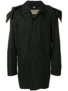 Burberry Hooded Trench Coat - Black