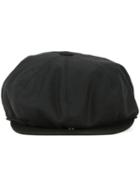 Kijima Takayuki Flannel Casquette Hat, Men's, Size: 59, Black, Wool/nylon