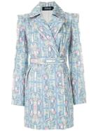 Reinaldo Lourenço Printed Trenchcoat - Multicolour