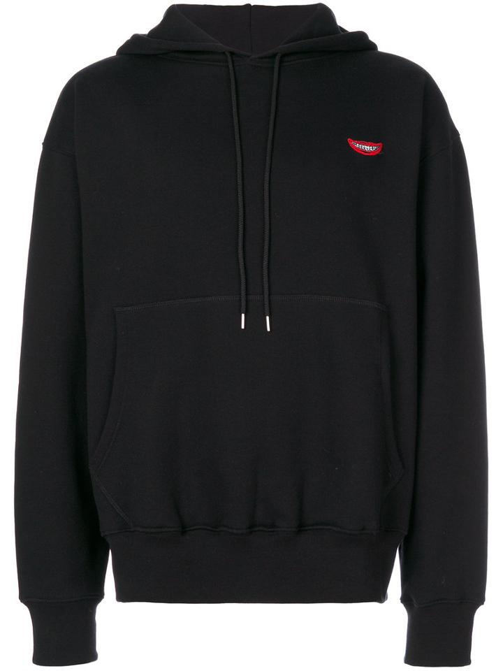 Stella Mccartney - No Smile No Service Hooded Sweatshirt - Men - Cotton/polyester - M, Black, Cotton/polyester