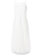 Emporio Armani Geometric Lace Slip Dress - White