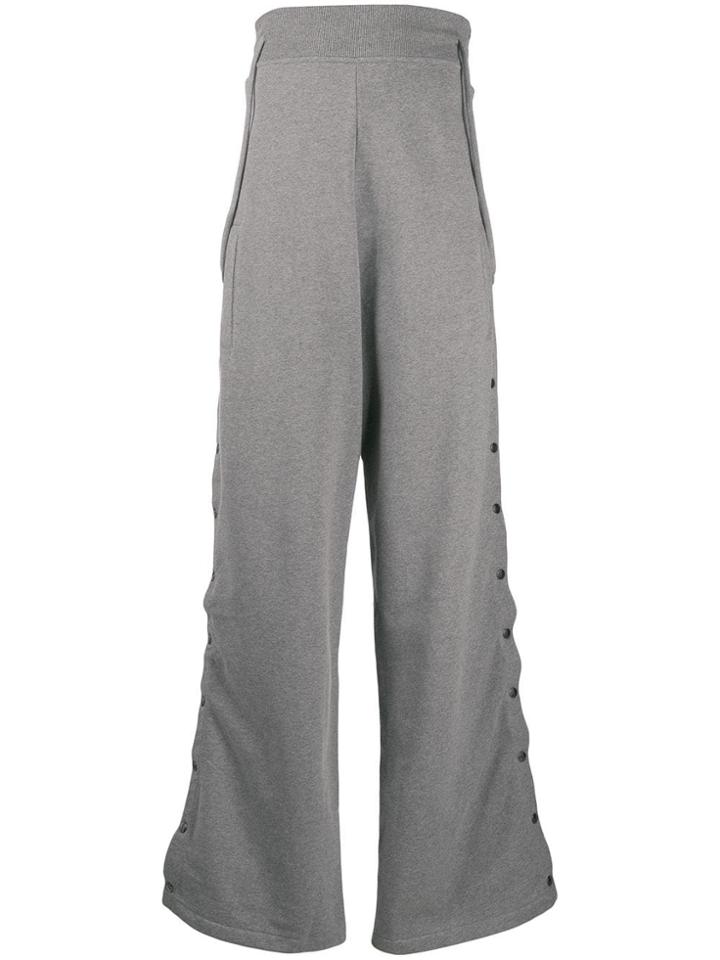 Diesel Red Tag Snap Detail Sweatpants - Grey