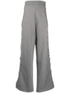 Diesel Red Tag Snap Detail Sweatpants - Grey