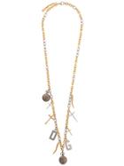 Dolce & Gabbana Multi Charm Necklace - Silver