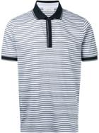 Cerruti 1881 Striped Polo Shirt - White