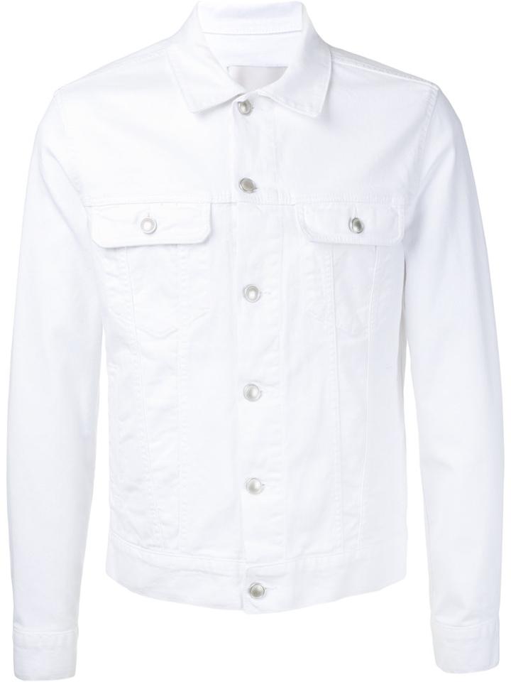 Cerruti 1881 - Buttoned Denim Jacket - Men - Cotton/spandex/elastane - S, White, Cotton/spandex/elastane