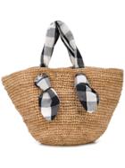 Loeffler Randall Hazel Woven Tote - Brown