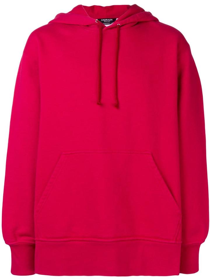 Calvin Klein 205w39nyc Branded Hoodie - Red