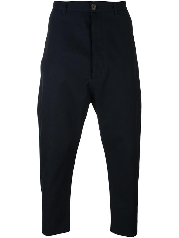 Vivienne Westwood Man Cropped Trousers - Blue
