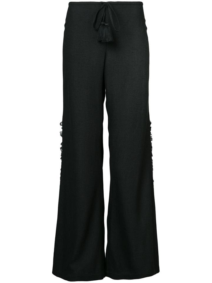 Figue Super Flared Trousers - Black