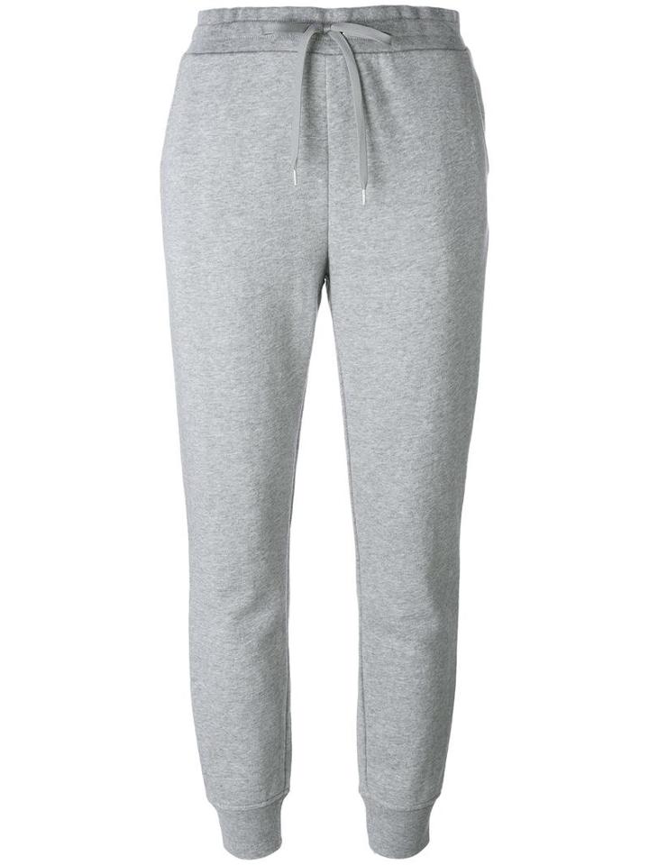 T By Alexander Wang - Drawstring Track Pants - Women - Cotton/modal/polyester - L, Grey, Cotton/modal/polyester
