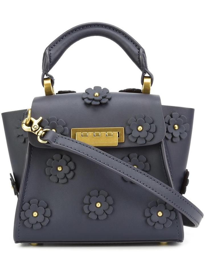Zac Zac Posen Floral Embellished Mini Tote, Women's, Blue