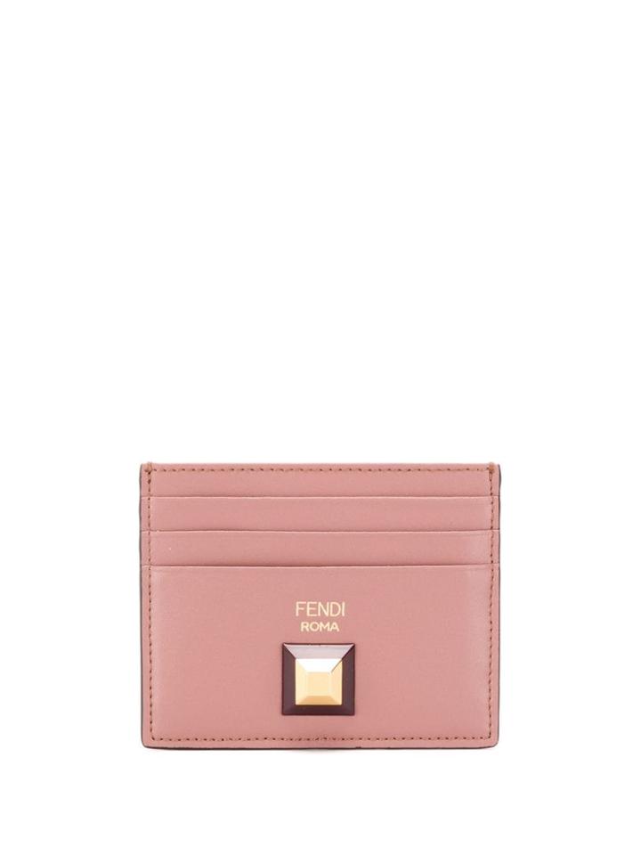Fendi Two Tone Card Holder - Pink