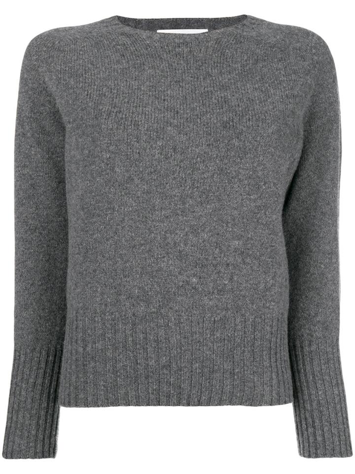 Officine Generale Crew Neck Sweater - Grey