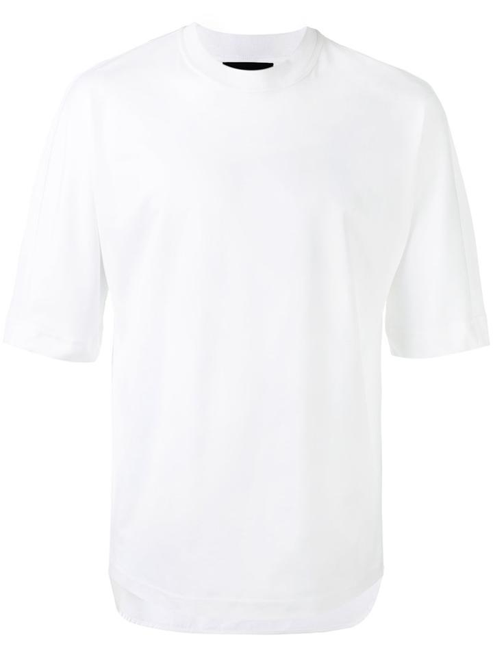 Diesel Black Gold - Asymmetric Hem T-shirt - Men - Cotton - Xl, White, Cotton