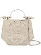 Okhtein Hexagonal Shaped Tote Bag - Silver