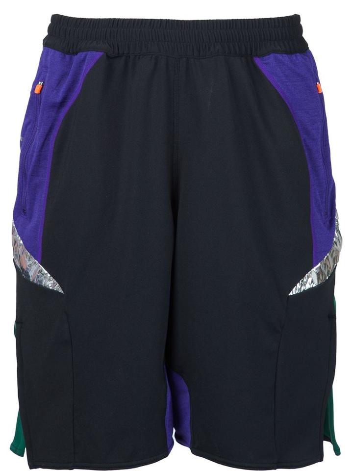 Adidas Adidas X Kolor Track Shorts, Men's, Size: Large, Black, Polyamide/spandex/elastane