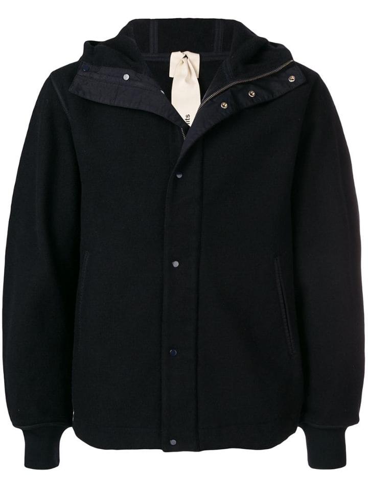 Ten C Zip Hooded Jacket - Blue