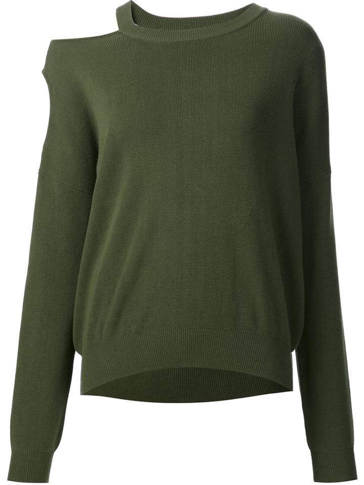 Nomia Cut-out Shoulder Sweatshirt