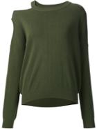 Nomia Cut-out Shoulder Sweatshirt