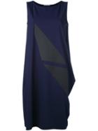 Issey Miyake - Shift Dress - Women - Cotton/polyester - 2, Blue, Cotton/polyester