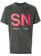 Undercover Spiritual Noise Print T-shirt - Black