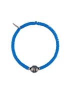 M. Cohen Sibyl Pearl & Disk-bead Bracelet - Blue
