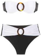 Brigitte Hot Pants Bikini Set - Multicolour