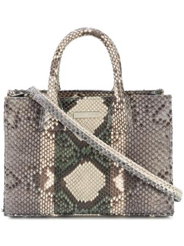 Elisabeth Weinstock Glazed Mini Tote - Grey