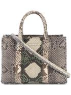 Elisabeth Weinstock Glazed Mini Tote - Grey