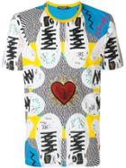 Dolce & Gabbana Sacred Heart Sneaker Print T-shirt - Multicolour