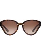 Prada Prada Maquillage Sunglasses - Brown