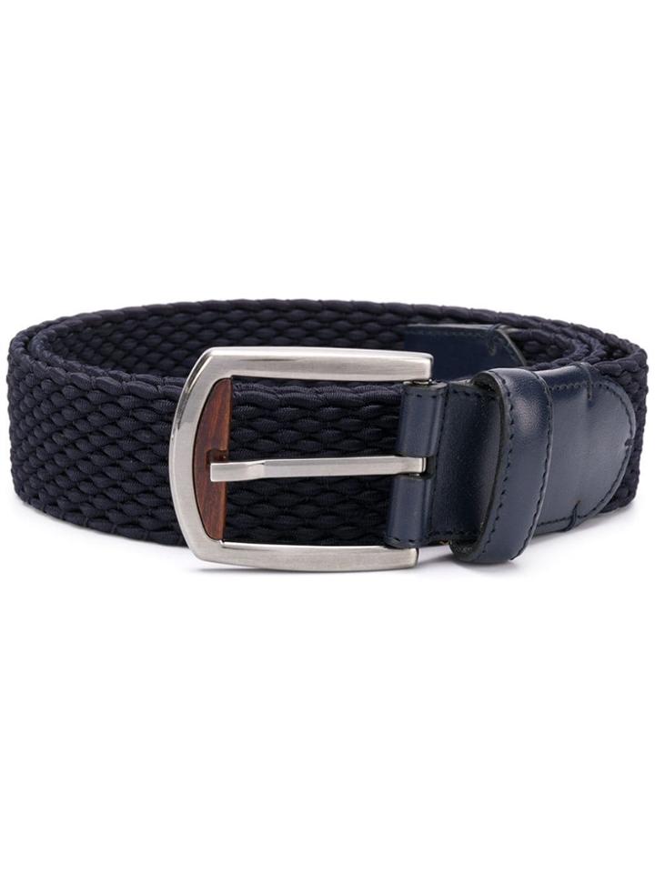 Ermenegildo Zegna Braided Belt - Blue