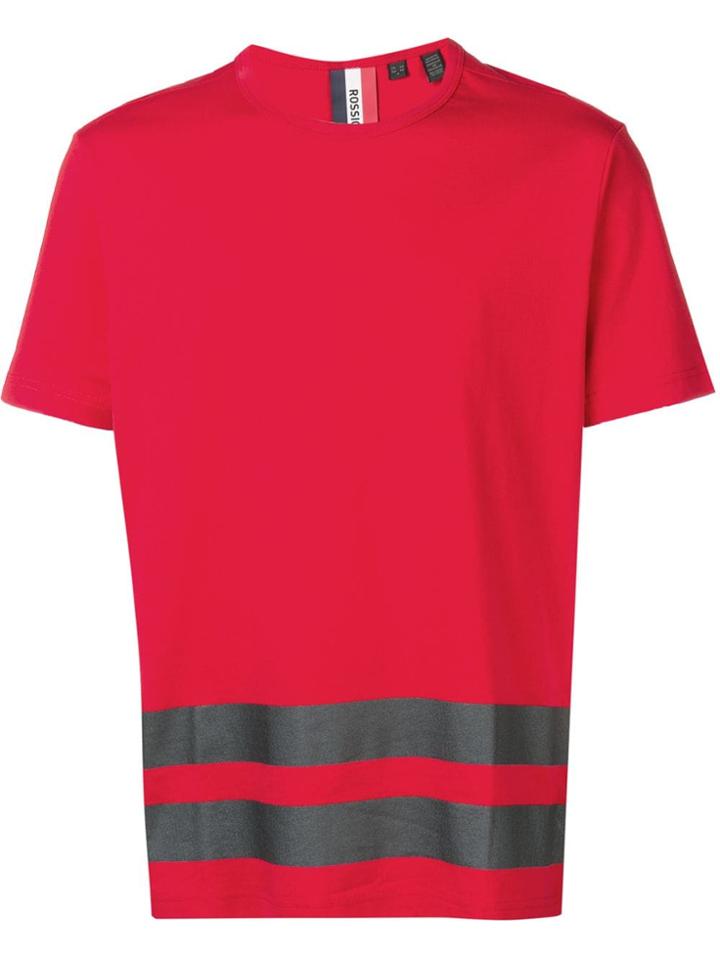 Rossignol Stripes Detail T-shirt - Red
