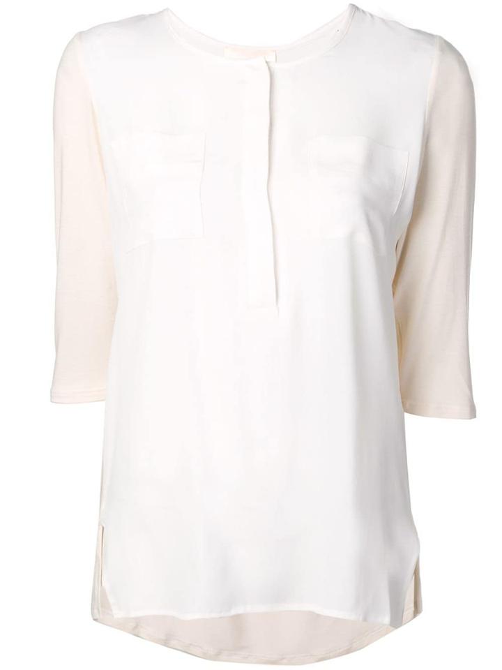 Semicouture Chest Pocket Blouse - White