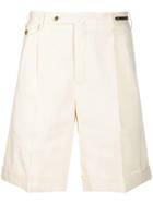 Pt01 Pleated Shorts - Neutrals