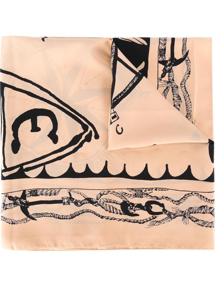 Etro Nautical Print Scarf