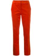 Luisa Cerano Slim Fit Tailored Trousers - Orange