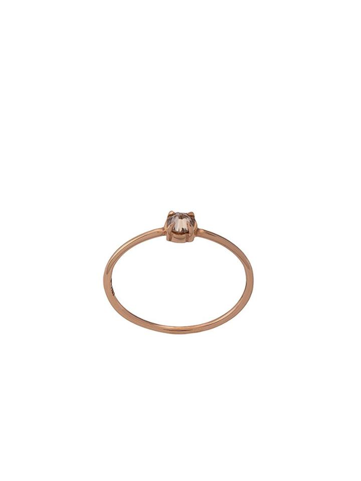 Eva Fehren 18kt Rose Gold Diamond Solitaire Ring