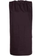 Atlantique Ascoli Gathered Neck Shift Dress, Women's, Size: 1, Pink/purple, Cotton/linen/flax