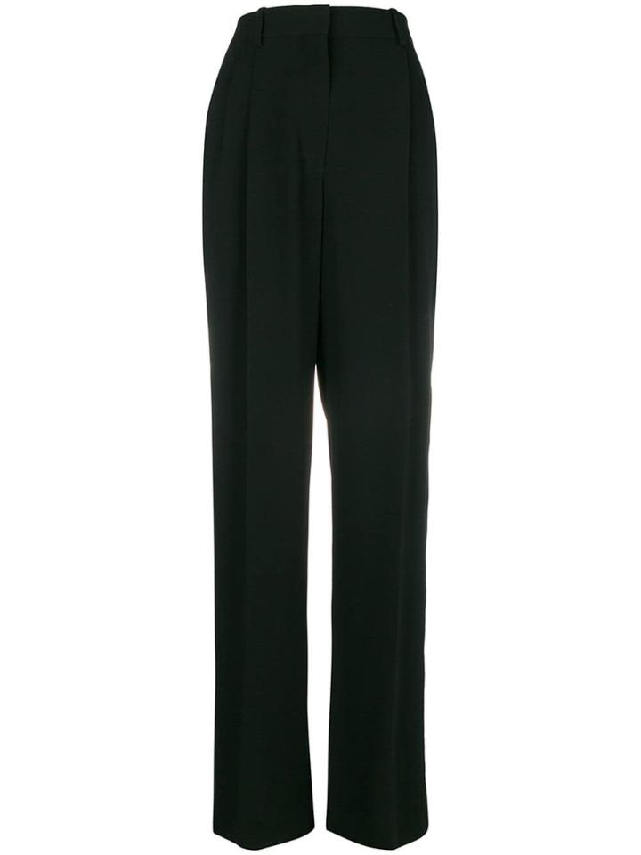 Sonia Rykiel High-waisted Pleated Trousers - Black